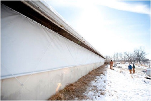 1200 sqft (4x300) SOLID White Crawlspace Flooring Underlayment Vapor Barrier