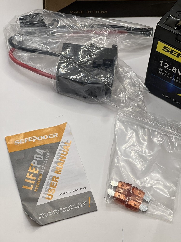 SEFEPODER LIFEP04 Rechargeable Battery 12.8V / 10ah / 128WH