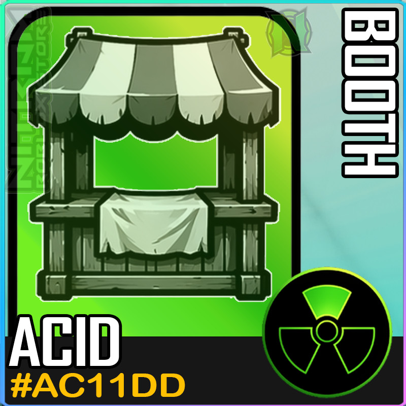 World Zero WZ - COSMETICS - #AC11DD (ACID) - BOOTH