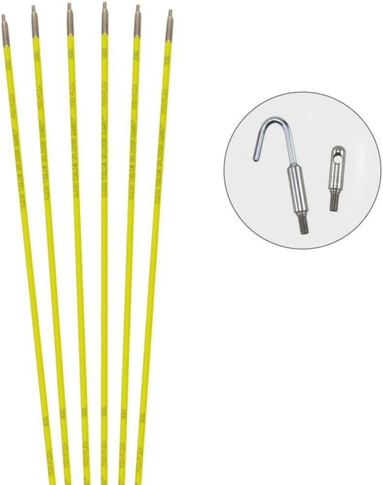 56430 Glow Fish Rod Set, Wire Puller, 30-Foot