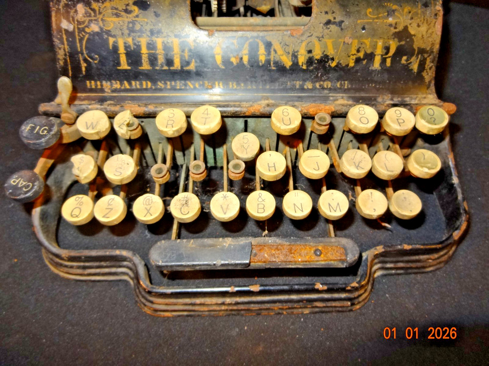 Extremely RARE Conover Typewriter Chicago