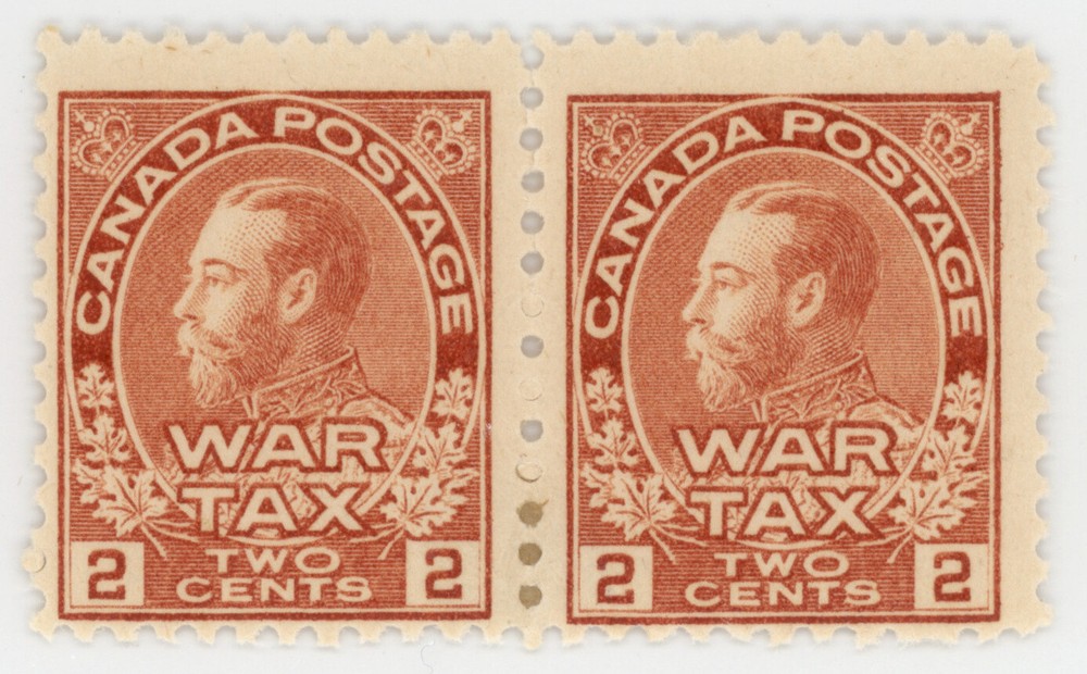Canada Scott #MR2a Pair | Mint H | VF Very Fine
