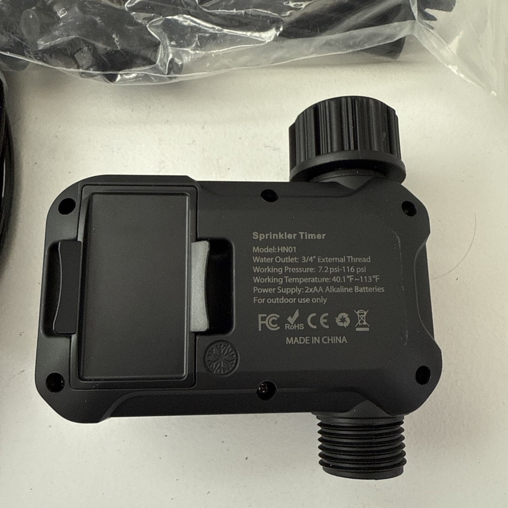 Water Timer for Garden Hose, Programmable Sprinkler Timer Model HN01 HIRALIY