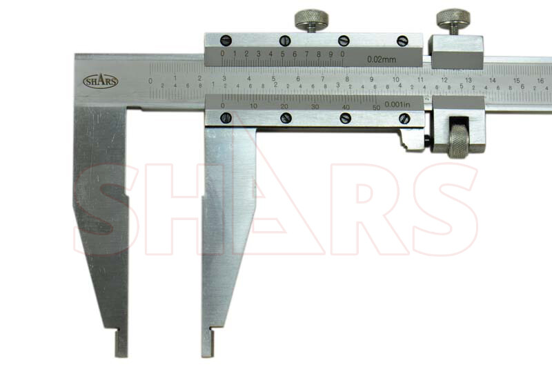 24" / 600mm Heavy Duty Vernier Caliper 3.94" Jaw Depth + Inspection Report R}