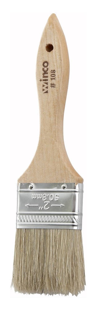 Pastry Brush, Boar Bristle, 2" Wide (12 Each)