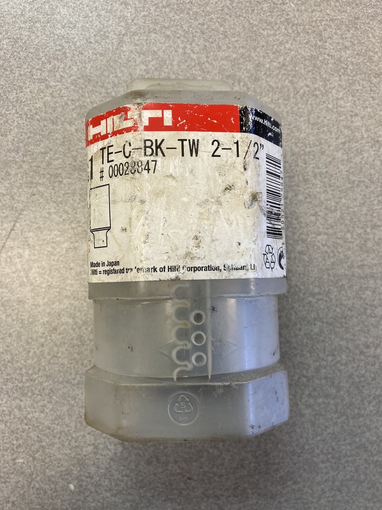Hilti TE-C 2 1/2" SDS Plus Style Percussion Core Bit TE-C-BK