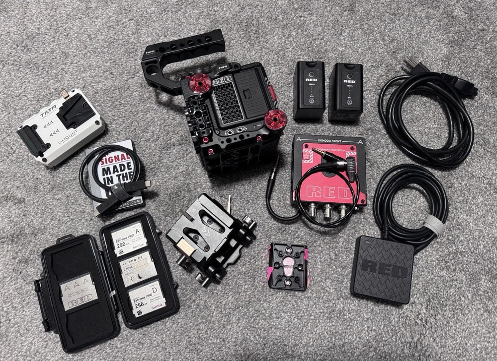Red Komodo 6K Cinema Camera with Accessories