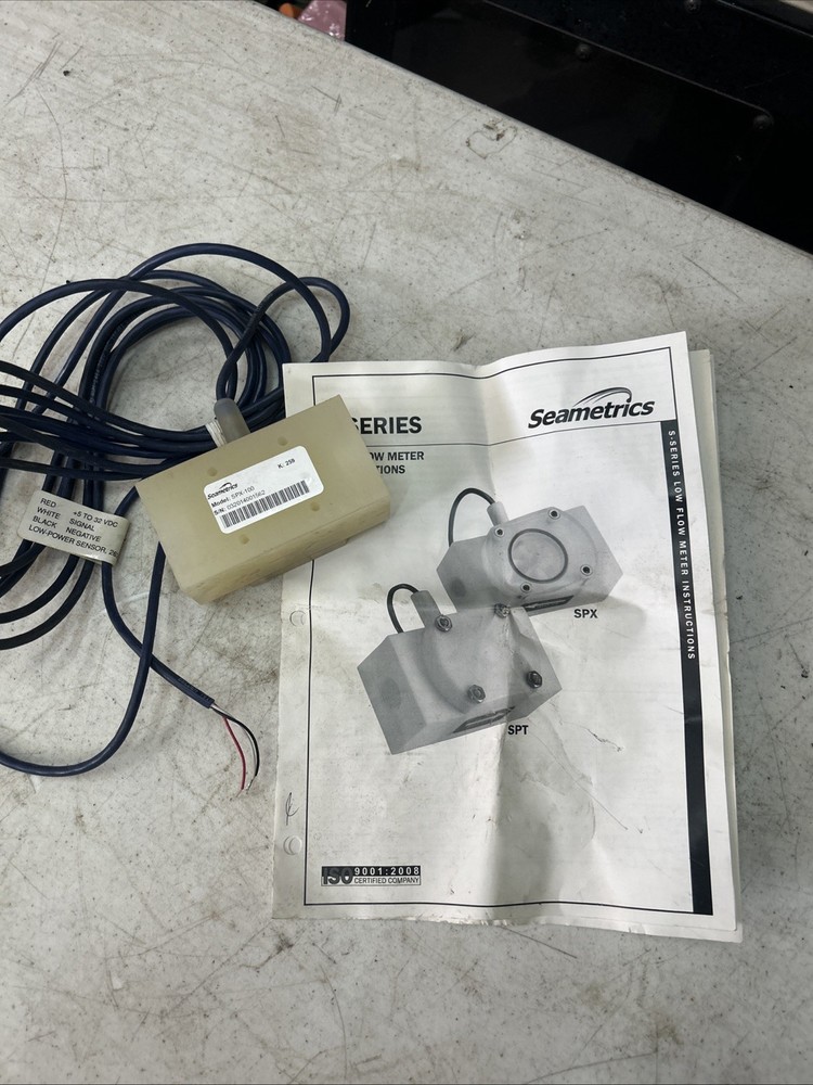 SEAMETRICS SPX-100 LOW FLOW METER 1" NPT