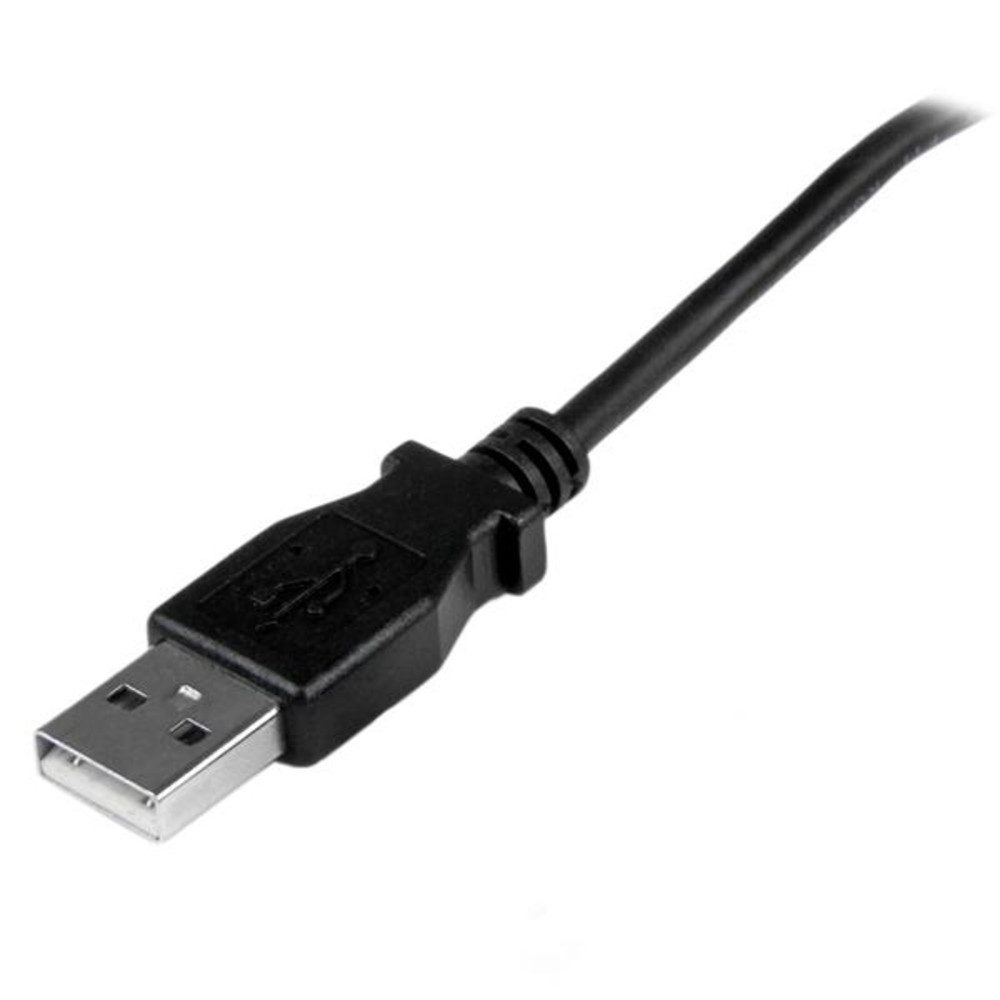 StarTech.com USBAUB2MU StarTech Cable 2m Micro USB A to Up Angle B Black Retail