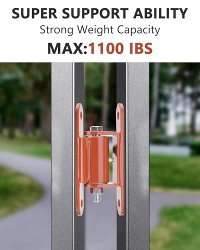 Heavy Duty Gate Hinge, 7" Bolt onto Gate Hinge, Weldable Hinges for 1 Pack