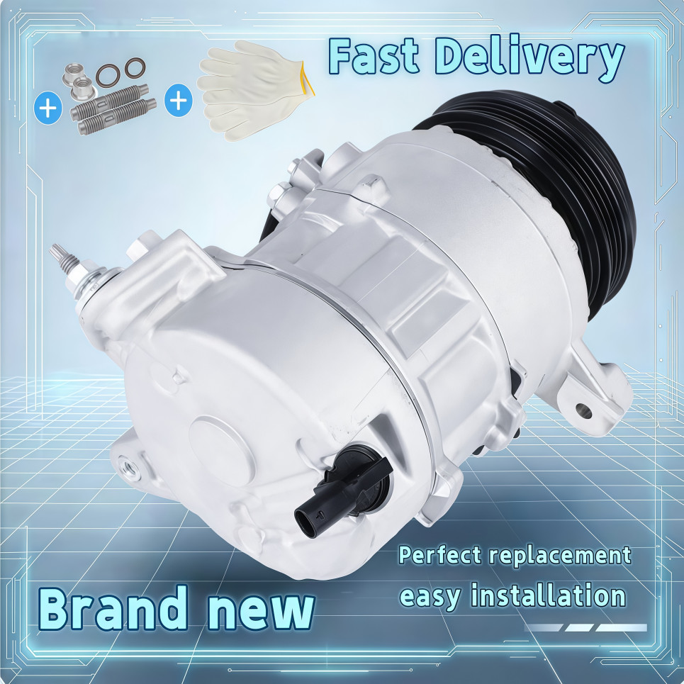 New A/C AC Compressor For 2014-2018 Chevy Silverado 1500 (4.3L / 5.3L / 6.2L)