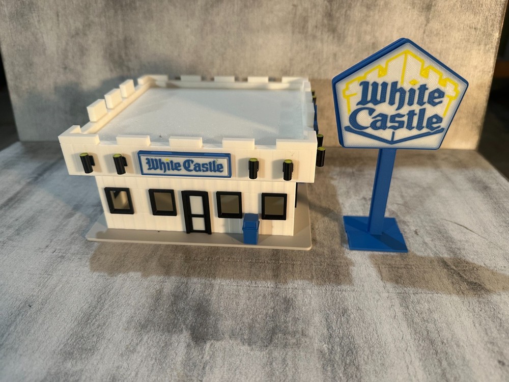 White Castle 1:64 Scale Diorama