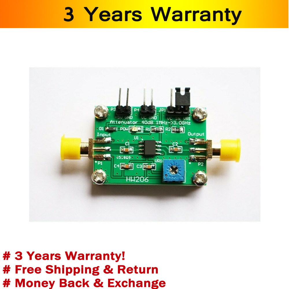 HW206 1MHz-3.0GHz Variable Attenuator Voltage Adjustable Attenuator RF Module