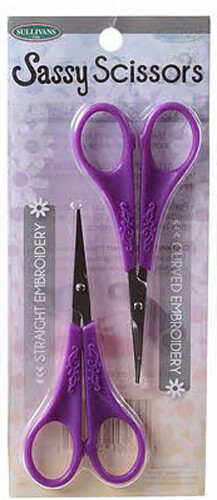 Sassy Embroidery Scissors by Sullivans