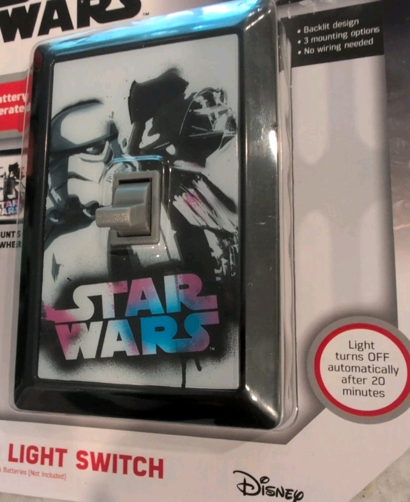 Star Wars Switch LED Night Light, Manual On/off Switch - A0052