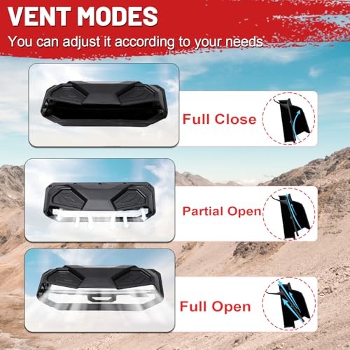 Front Talon 1000 Windshield with Vent, Compatible with Talon