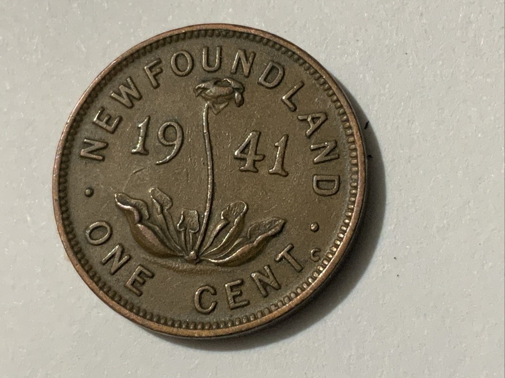 1940 Newfoundland Small Cent 5 Coins