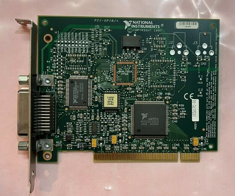 National Instruments PCI-GPIB Interface Card 183617C-01 w/ 763061-02 Cable