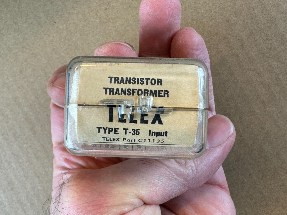 NOS NIB Telex T-35 Transistor Input Transformer Part C11135