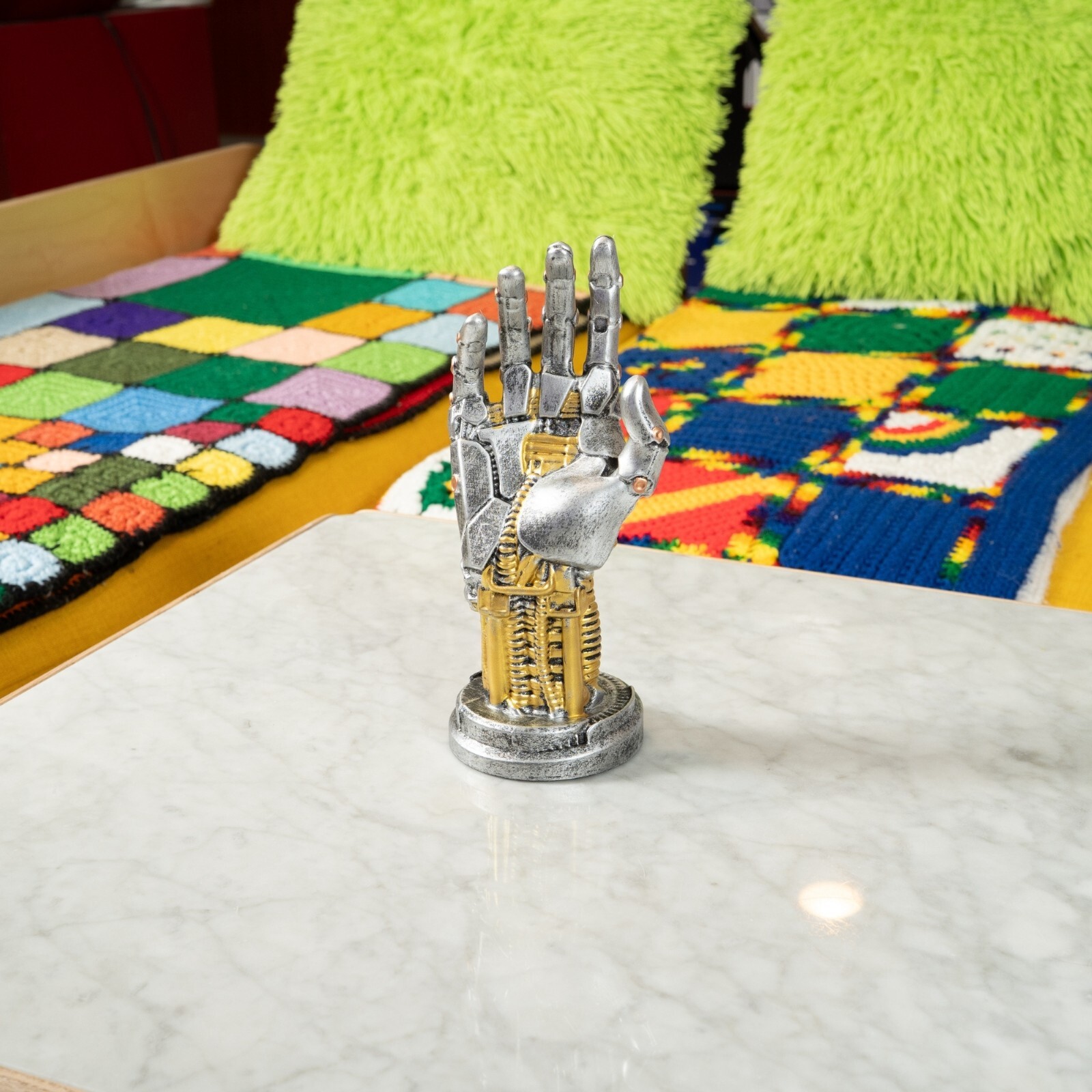 Terminator Cyborg Robot Hand Replica Statue Collectible Detailed Design