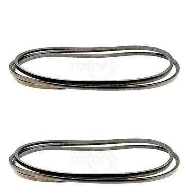 2 Pack Deck Belt 5/8" X 184.9"
