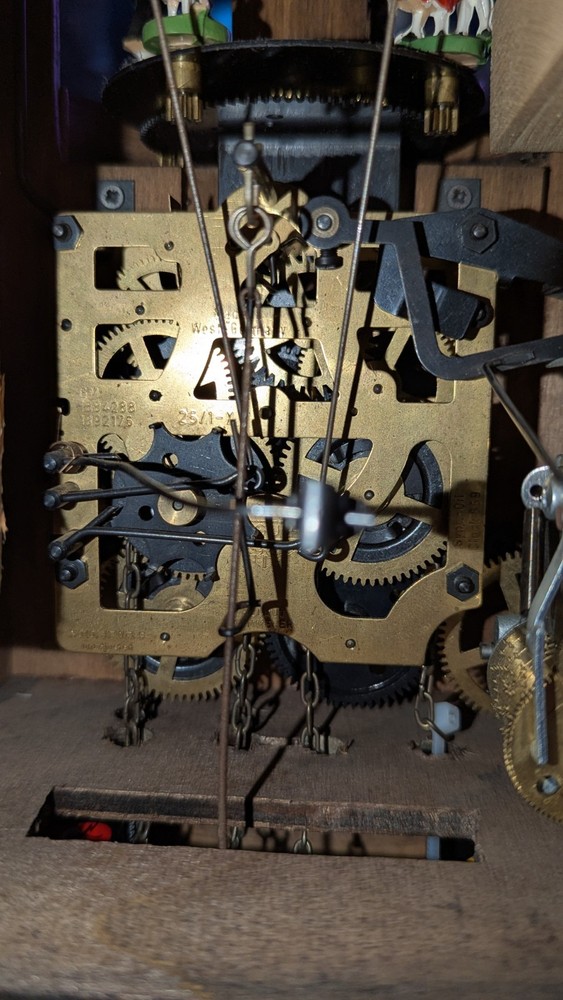 Classic Musical Chalet Cuckoo Clock With Dancers