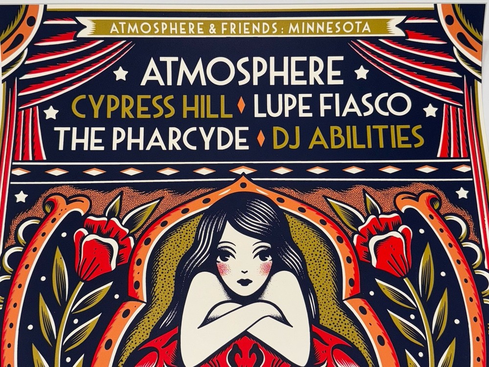 Atmosphere & Friends Poster Minnesota State Fair 2025 #’d Silkscreen Official