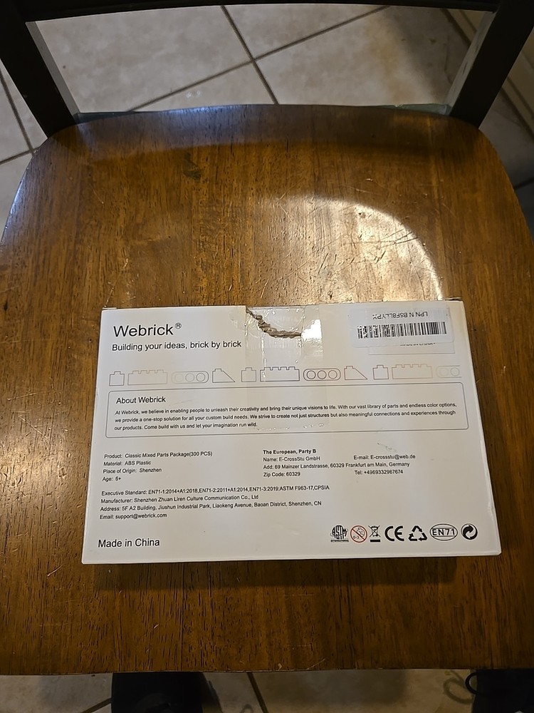 300 Pcs Classic Building Bricks, OrangeBulk Bricks,Compatible with Major Brands