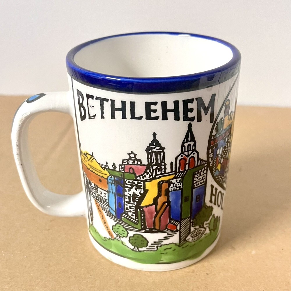 Bethlehem and Nazareth Porcelain Mug
