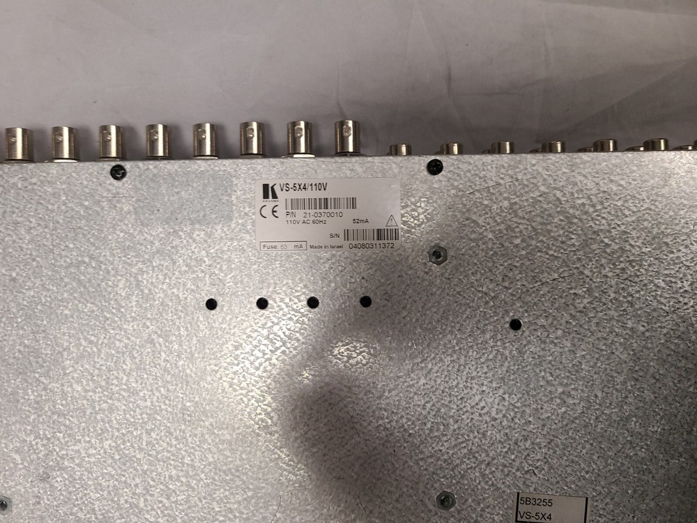 Kramer VS-5x4 Vertical Interval Video Switcher Rack Mount