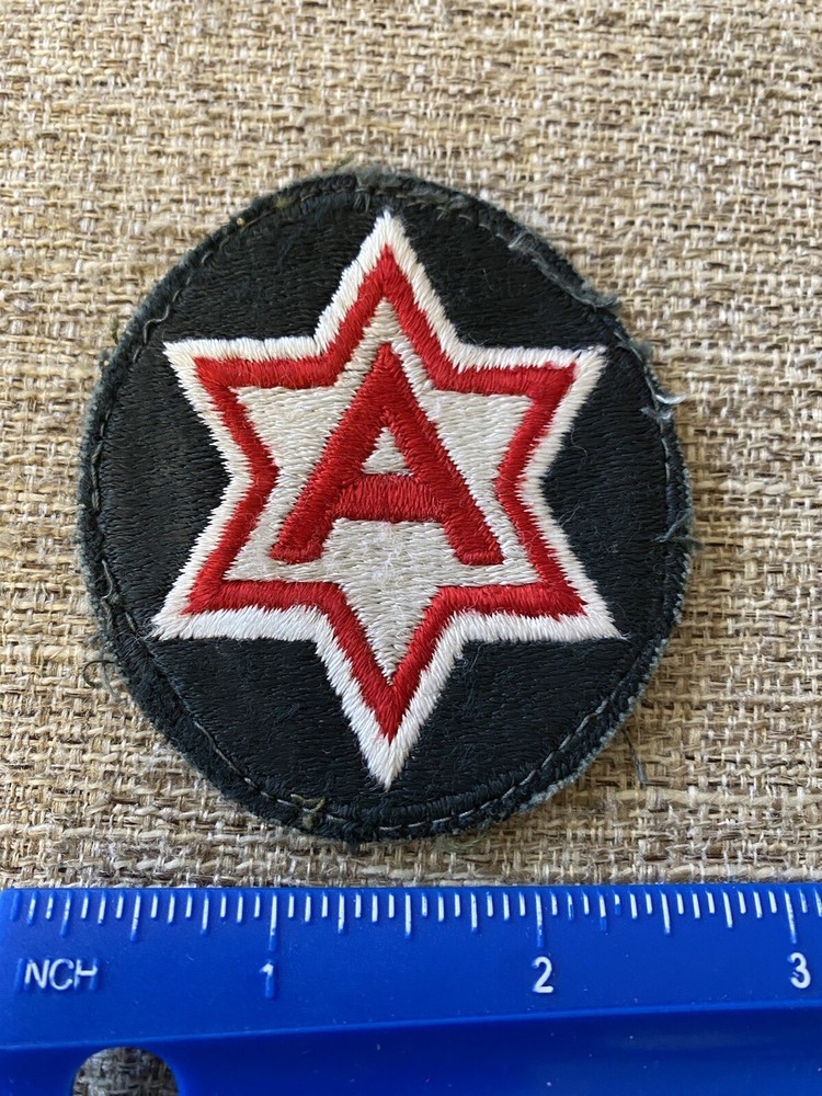 US Army 6th Army A Patch INV4483
