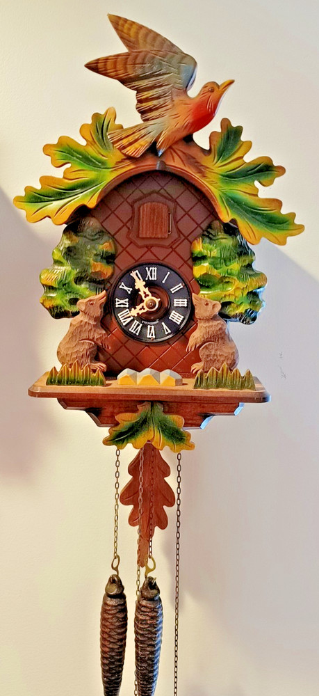 Vintage Black Forest Cuckoo Clock Germany