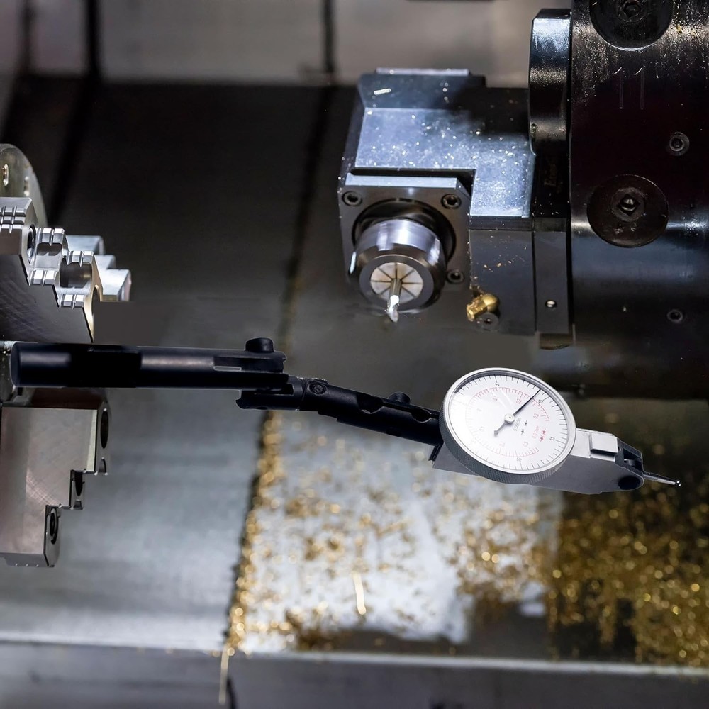 Precision Axial Axis Dial Indicator Holder with Adjustable Arm & 3 Pivot Joints