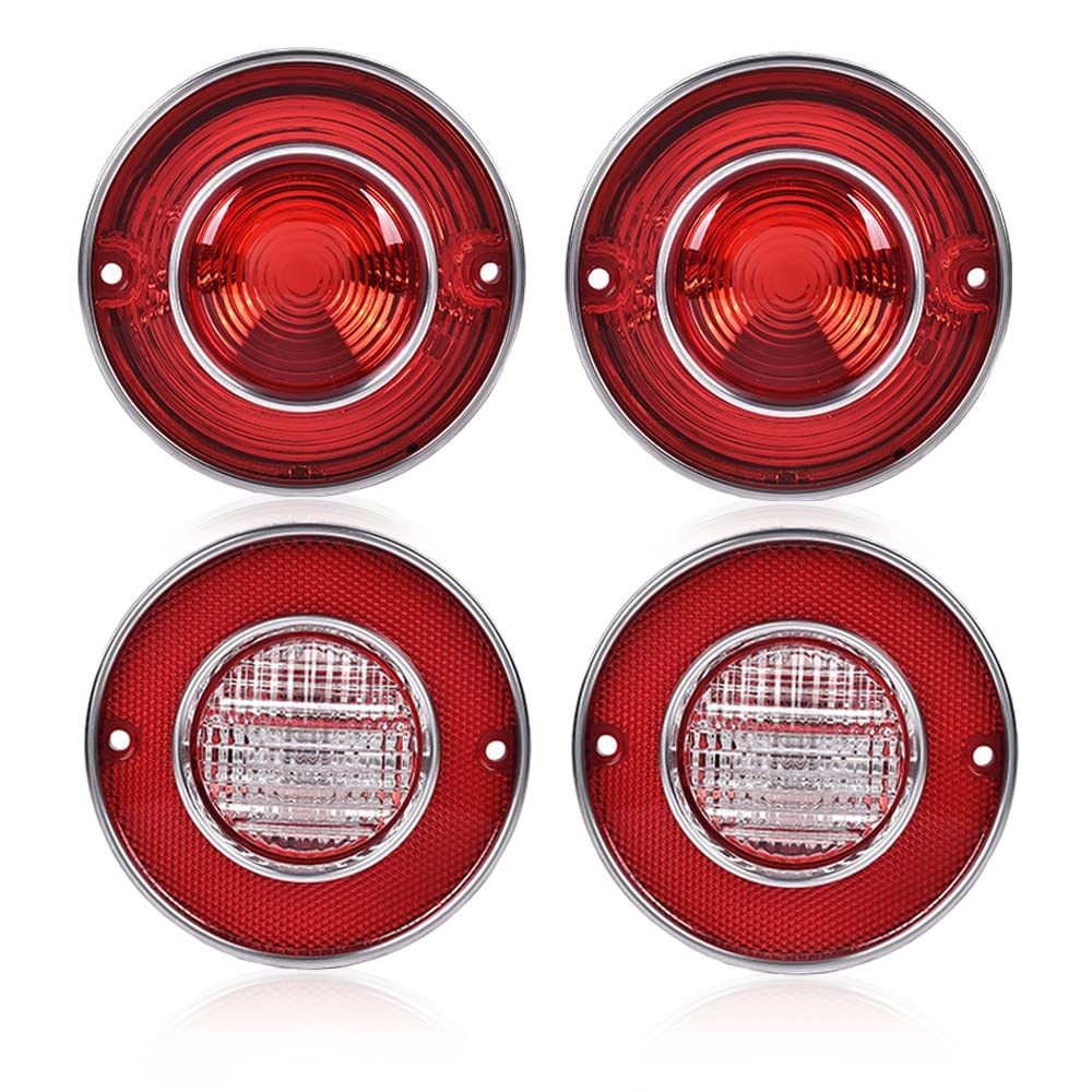 Tail Lights Backup Lights for Corvette 1975-1979 Rear Assembly