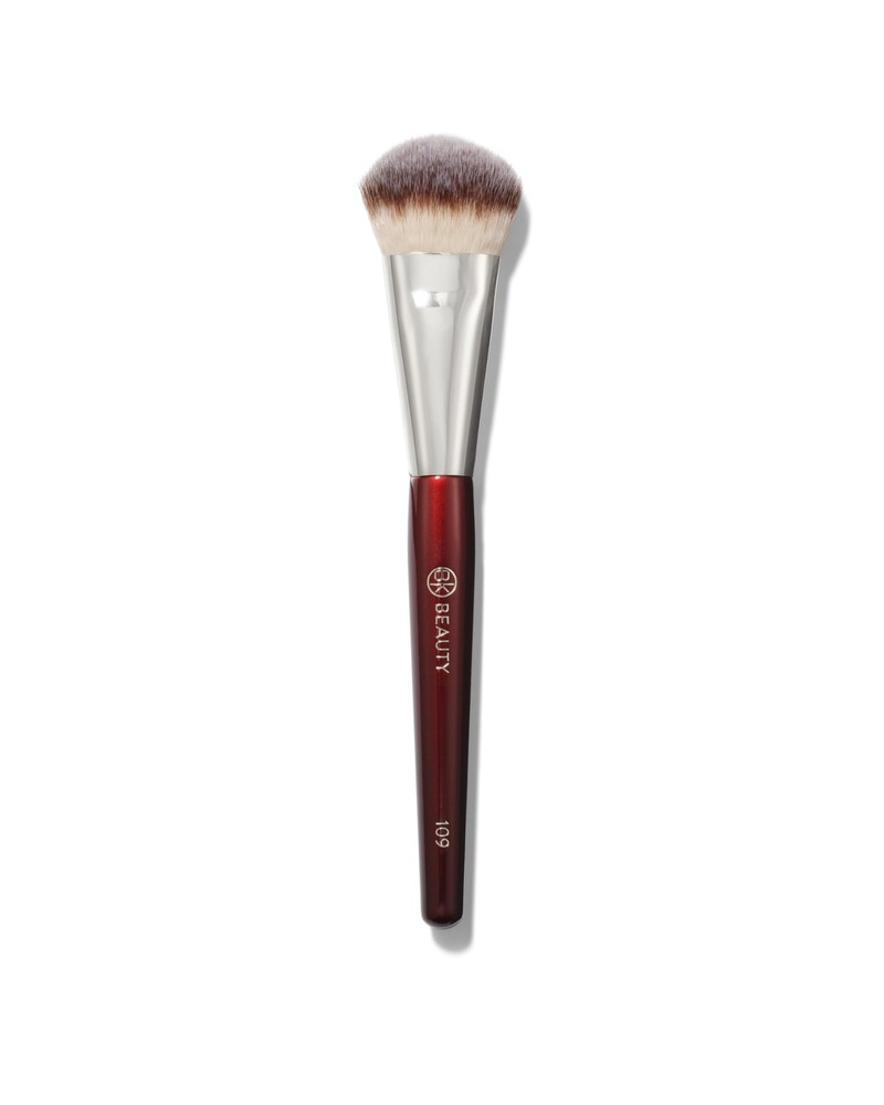 BK BRUSHES - 109 MINI CONTOURED FOUNDATION - Face Brush