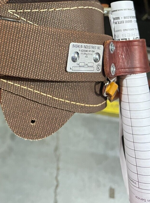 Bashlin Wrangler 2 D-Ring Tool Belt 1511N-D28 (New, Opened Box)