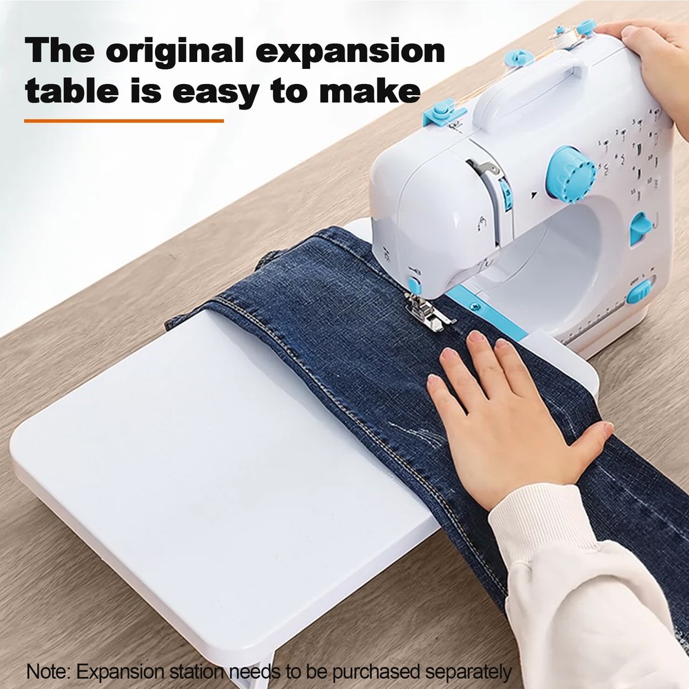 Portable Sewing Machine for Beginners with Full Kit & Extension Table