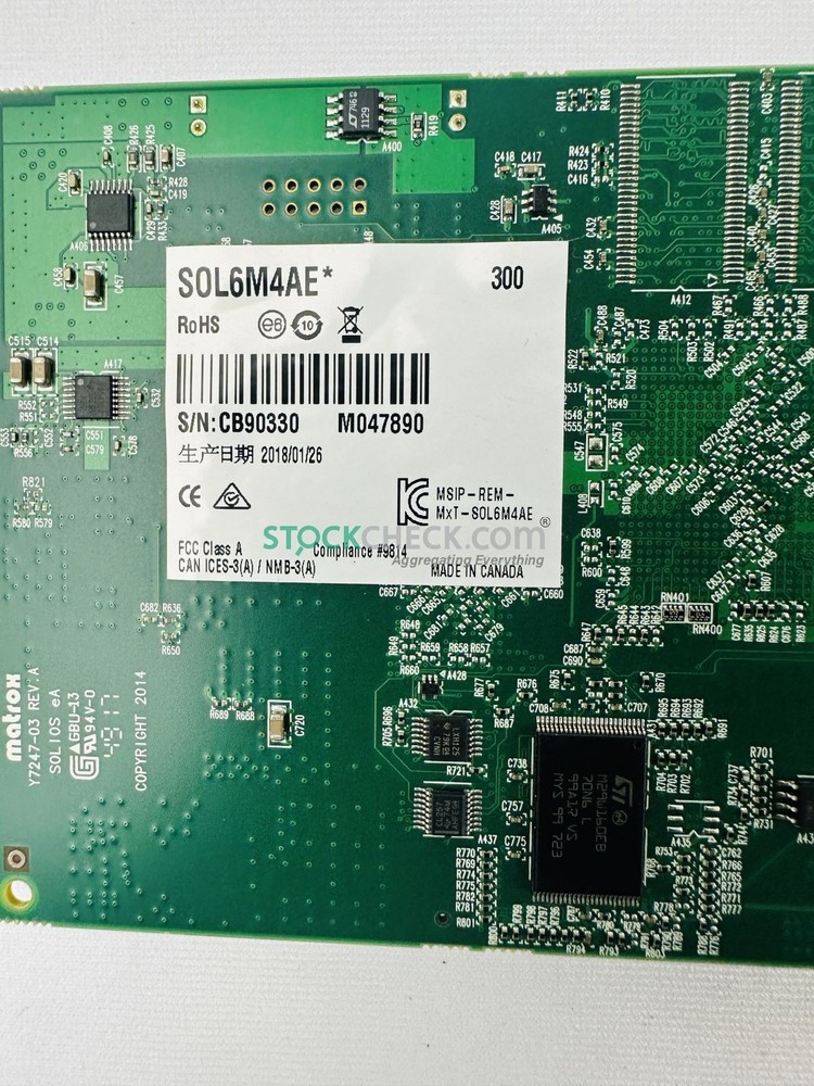 Matrox SOL6M4AE Analog Frame Grabber