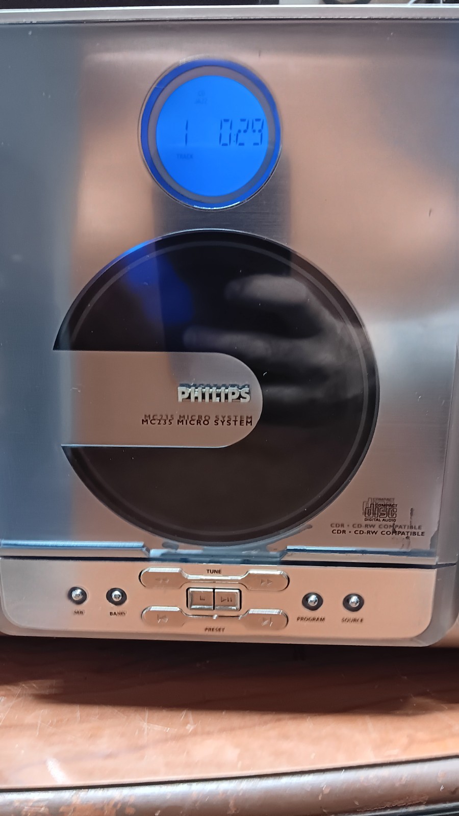 Philips Micro System MC235/37 CD Player AM/FM Radio Stereo, Tested Working