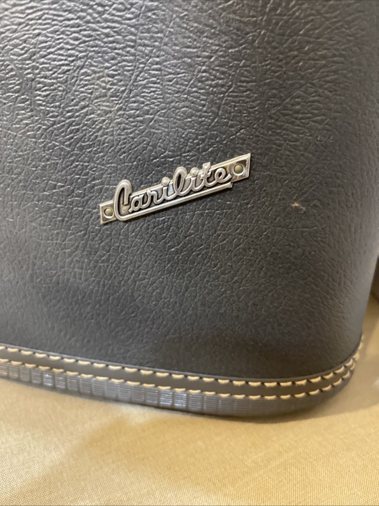 Vintage Carilite Brand Makeup Box.