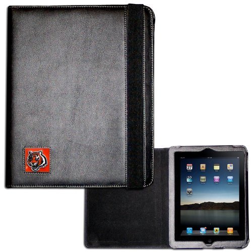 Cincinnati Bengals NFL Black Leather Computer Protective iPad Case/Cover