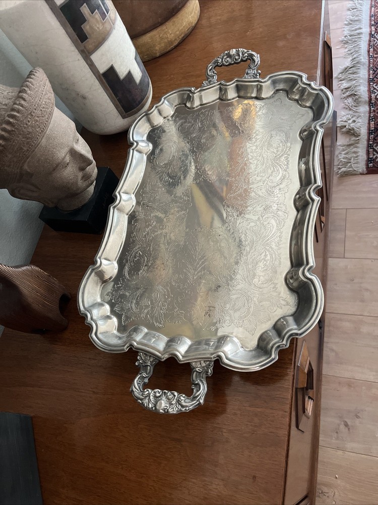 Vintage Silver plated Tea Tray