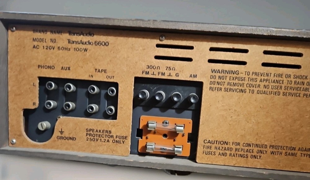 TtansAudio 6600 Stereo * NOT TESTED *