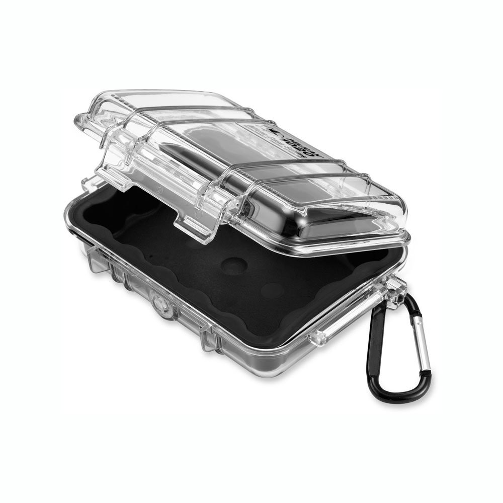 Pelican 1020 Micro Case (Black/Clear)
