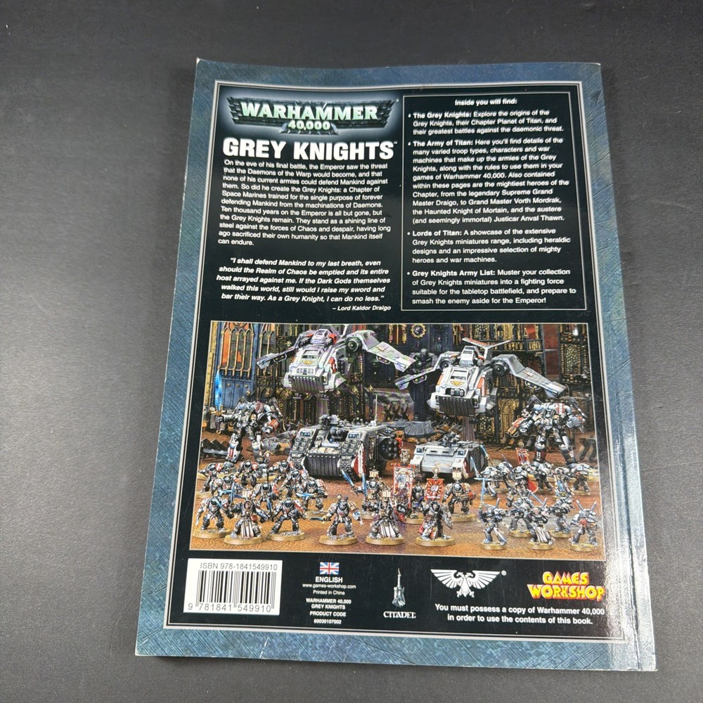 Games Workshop Warhammer 40K Chaos Softcover Codex OOP Demons