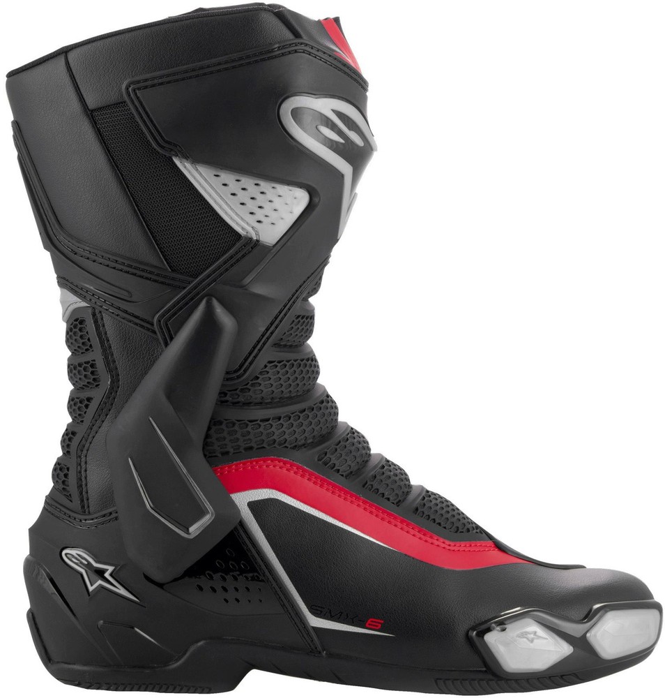 Alpinestars SMX-6 V3 Boots - Black/Silver/Red