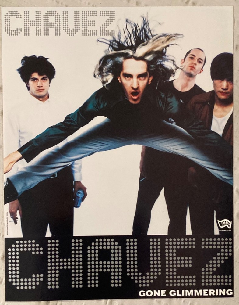 Chavez 1995 Promo Poster Gone Glimmering Matador Records C