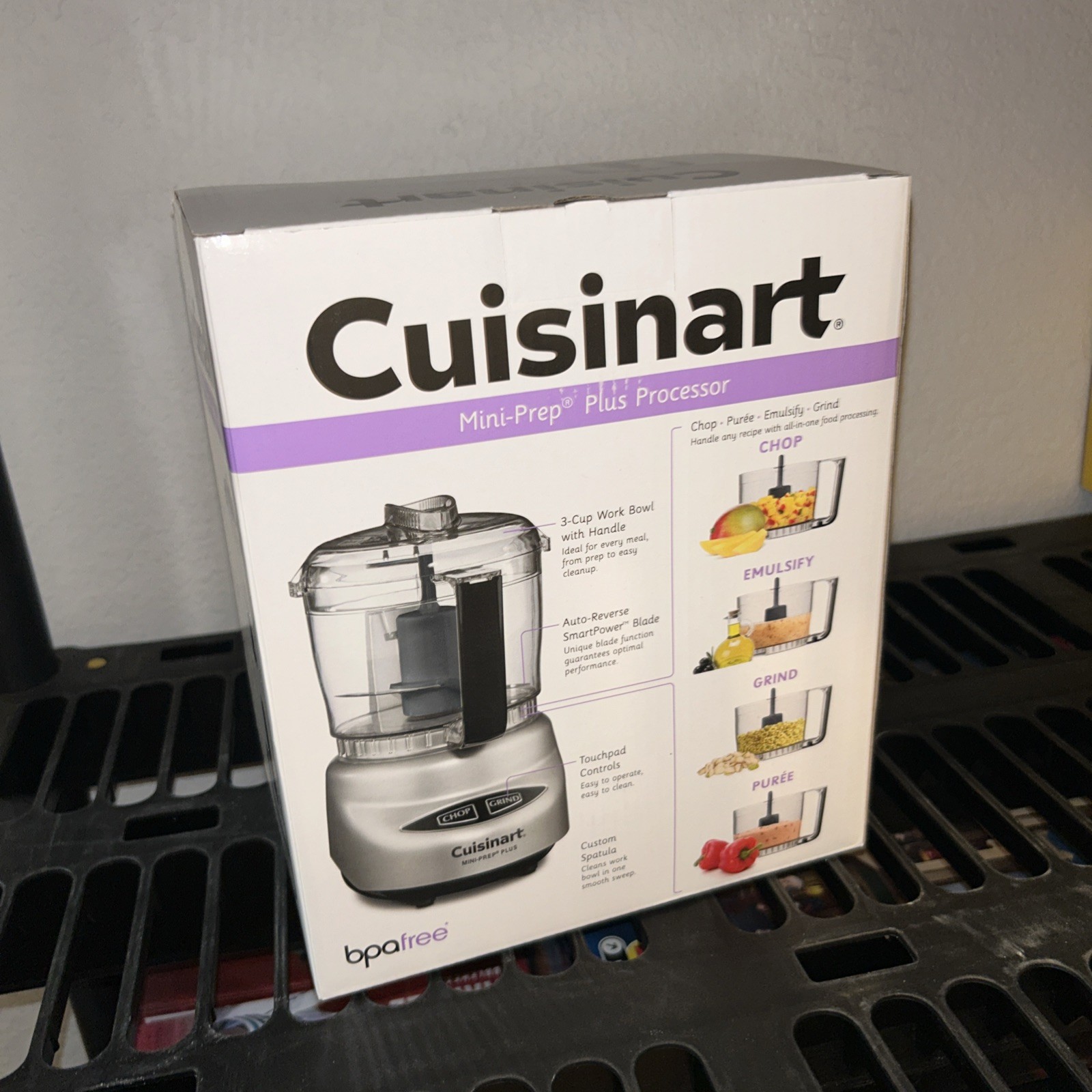 🔥NEW Cuisinart Mini-Prep Plus DLC-2ABC 3-Cup Food Processor Auto-Reverse