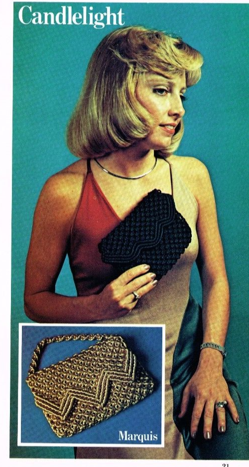 Purse Strings Macrame 20 Purses Handbag Patterns Pattern Leaflet 1976 Vintage