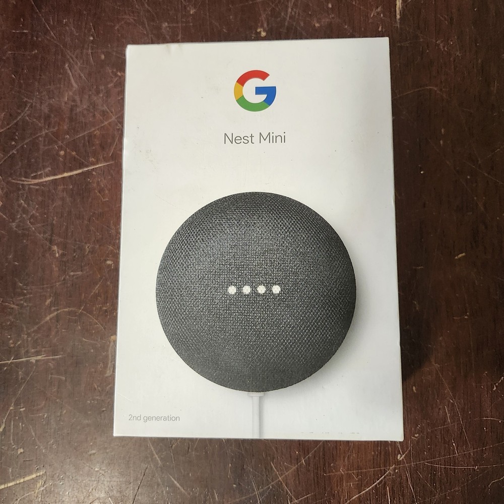 Google Nest Mini 2nd Generation Smart Speaker Bluetooth Wifi Charcoal